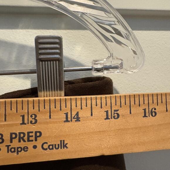 Coldwater Creek Pants Women 10 Brown Classic Fit Trouser Stretch Straight Ponte - Picture 7 of 11